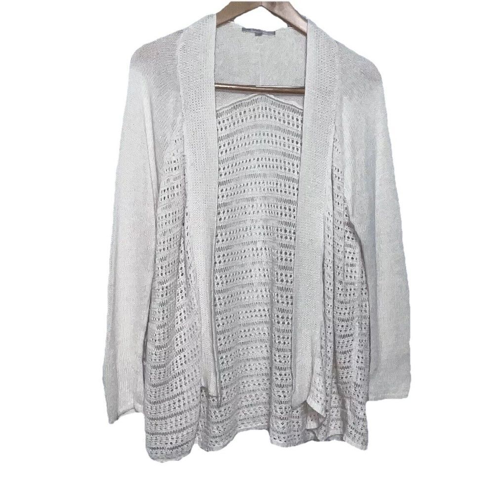Gap Linen Blend‎ Knit Cardigan Sweater Size Small